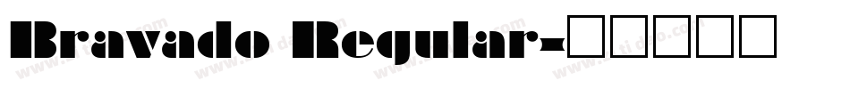 Bravado Regular字体转换